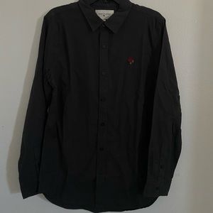 M Black Mondern Amusement Rose Button Down